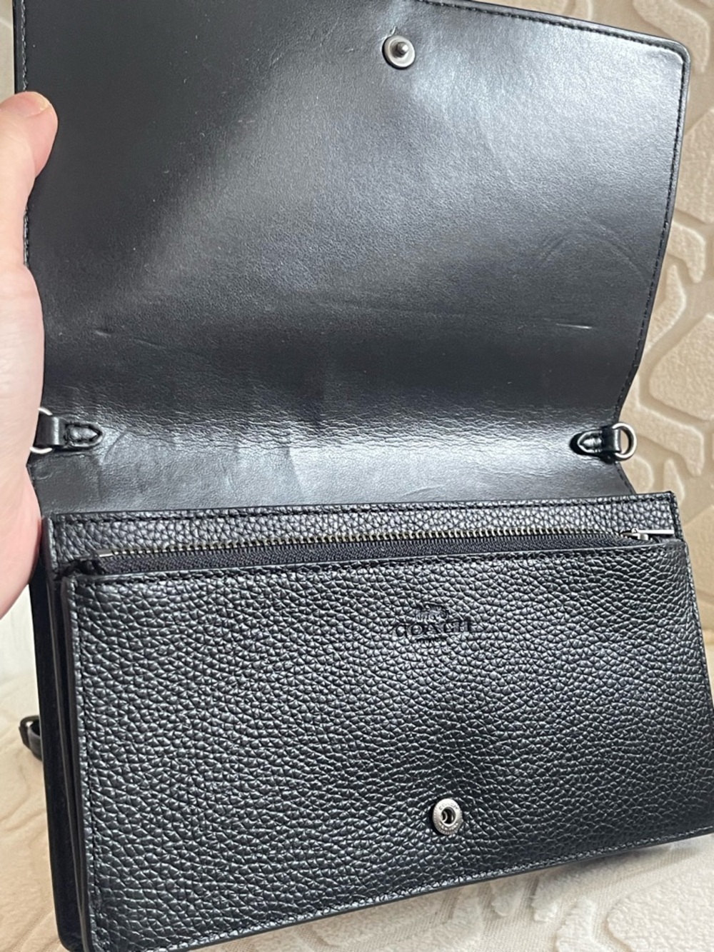 Coach Black Floral Crossbody Bag - Picture 4 of 7